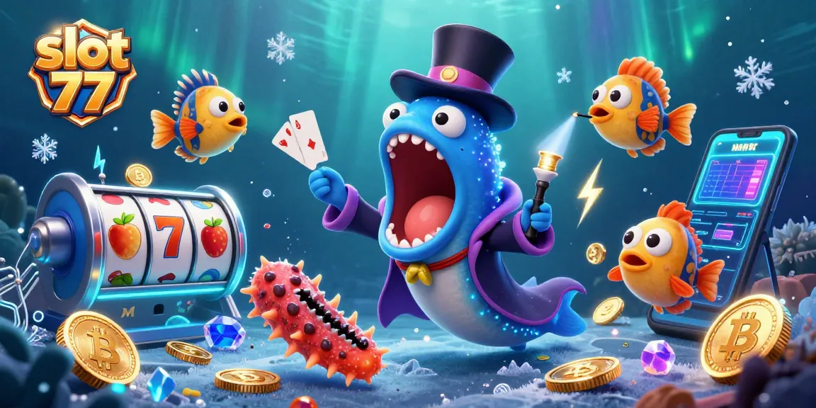 Experience thrilling gameplay with slot 77 as magical sea creatures enchant in a dazzling underwater world.