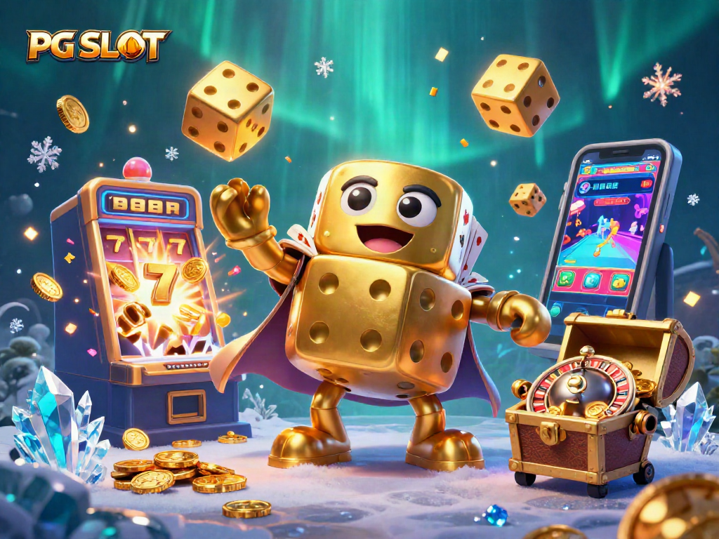 Engage in thrilling PG SLOT action with dynamic characters and vibrant casino elements.