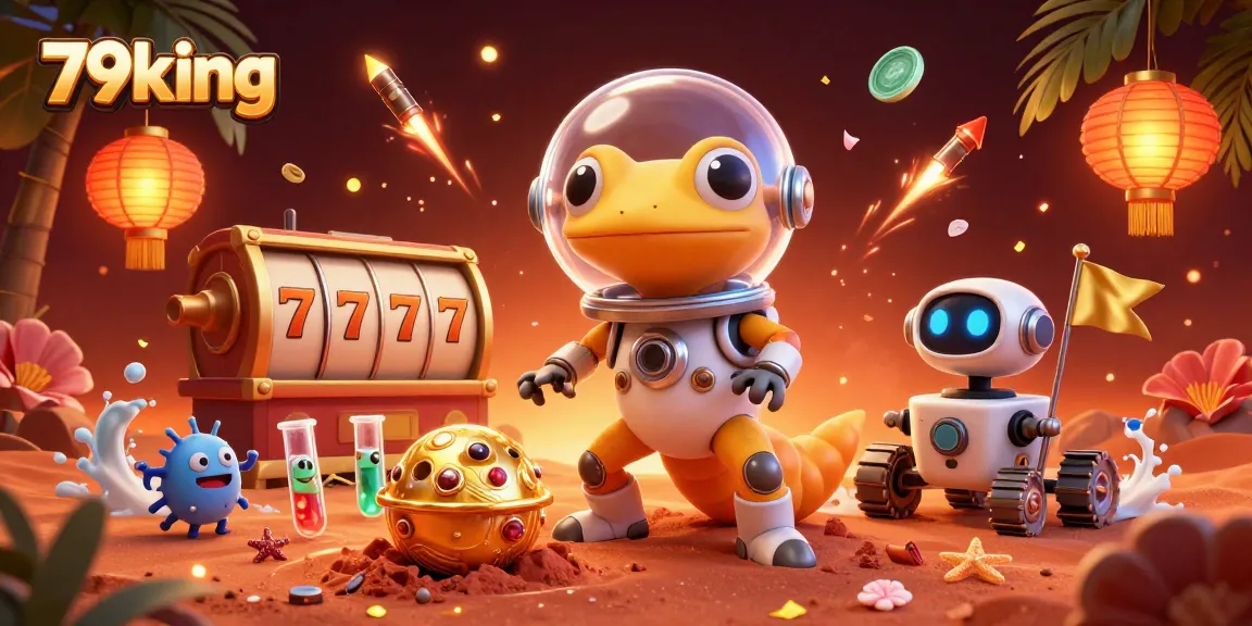 Experience exciting gameplay at 79king, featuring slot reels and vibrant casino action.