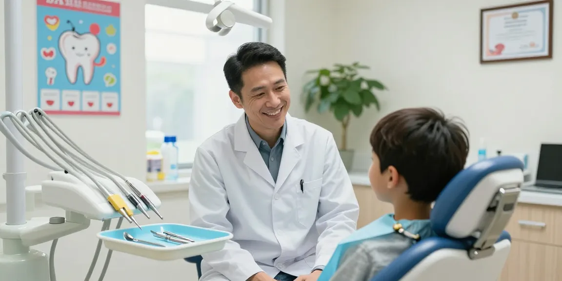 Visit a friendly dentist in a bright clinic for quality care.