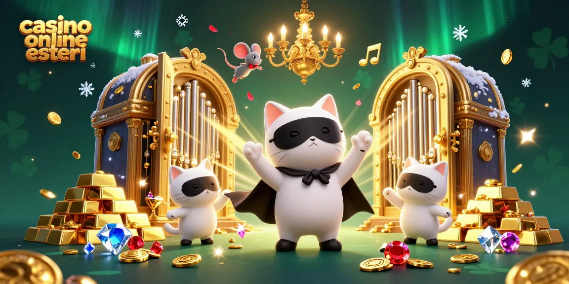 Immergiti in un'avventura emozionante di casino online esteri piena di tesori e personaggi vivaci.