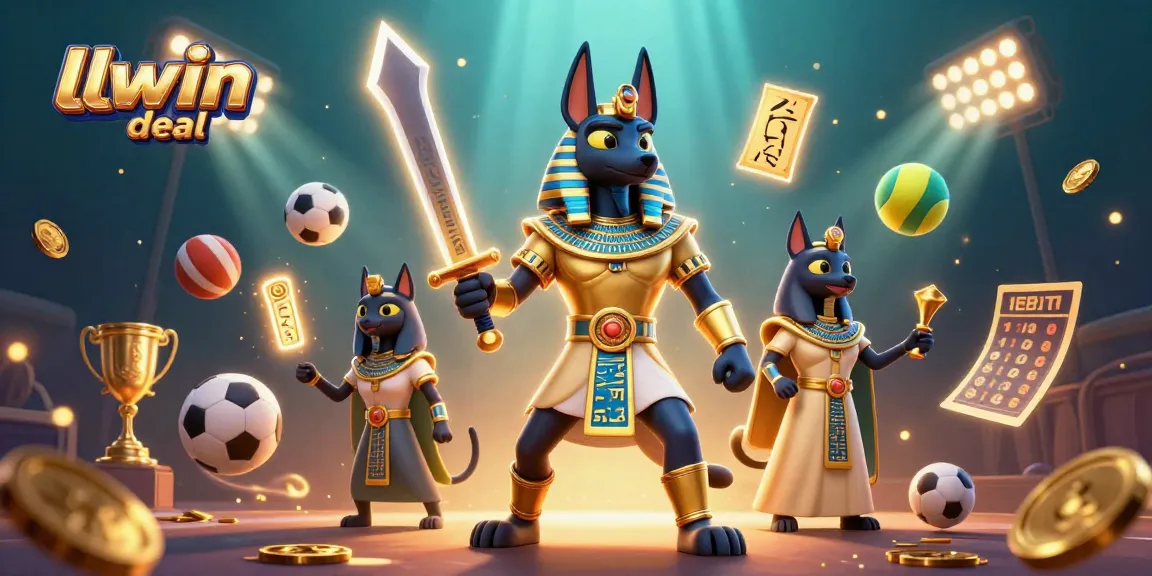 llwin deal offers engaging gameplay with Anubis and Bastet in a vibrant casino setting