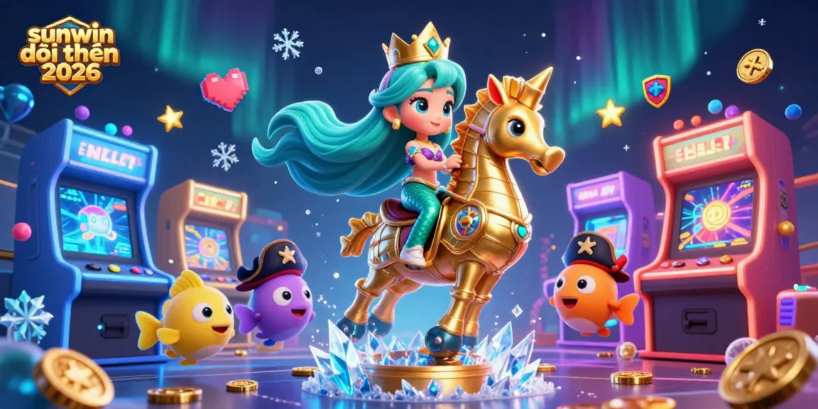 Experience the vibrant world of sunwin đổi thưởng 2026 with engaging characters and arcade-style casino elements.