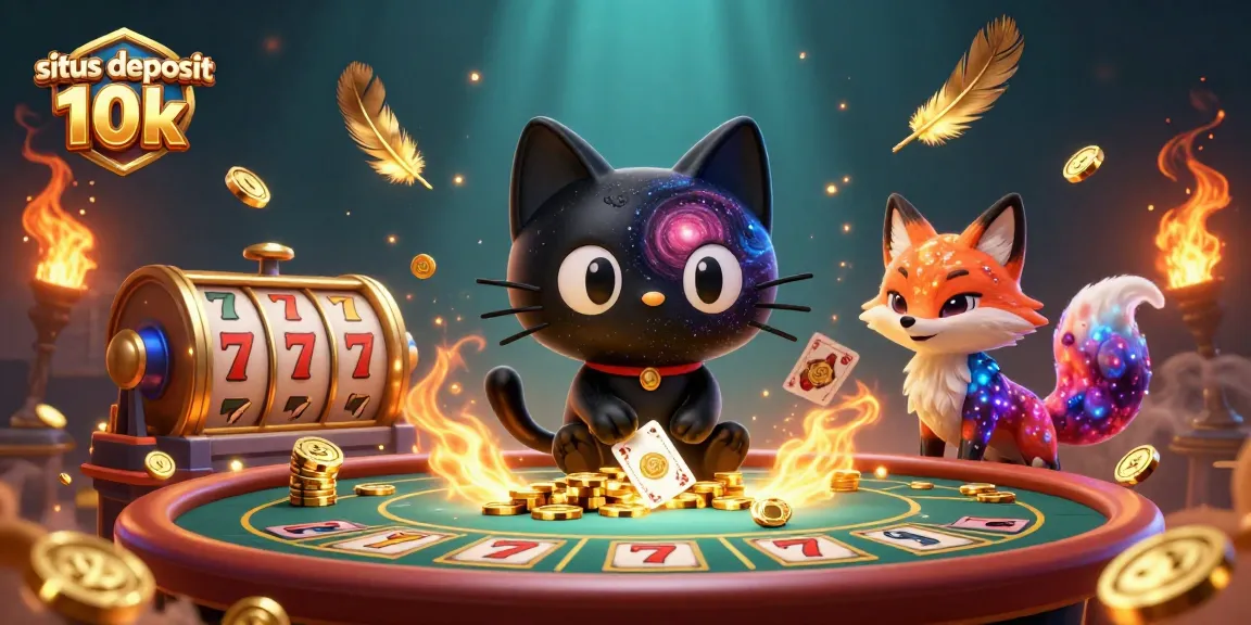 Engage in exciting gameplay at situs deposit 10k with vibrant cosmic elements and interactive casino features.