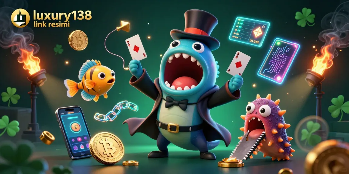 Experience thrilling gameplay at luxury138 link resmi with vibrant 3D casino action featuring fantastical sea characters.