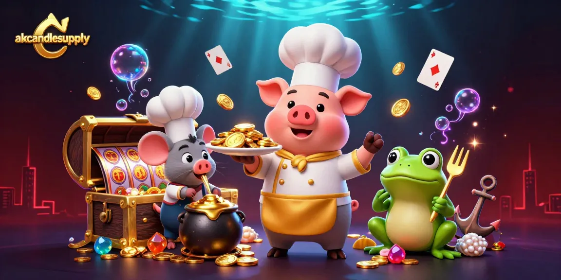 Jelajahi keseruan permainan slot online di akcandlesupply dengan simbol keberuntungan yang memukau dan grafis berkualitas.