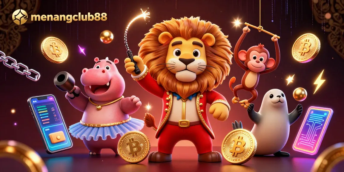 Play at menangclub88 with stunning graphics and engaging gameplay in this vibrant casino scene.