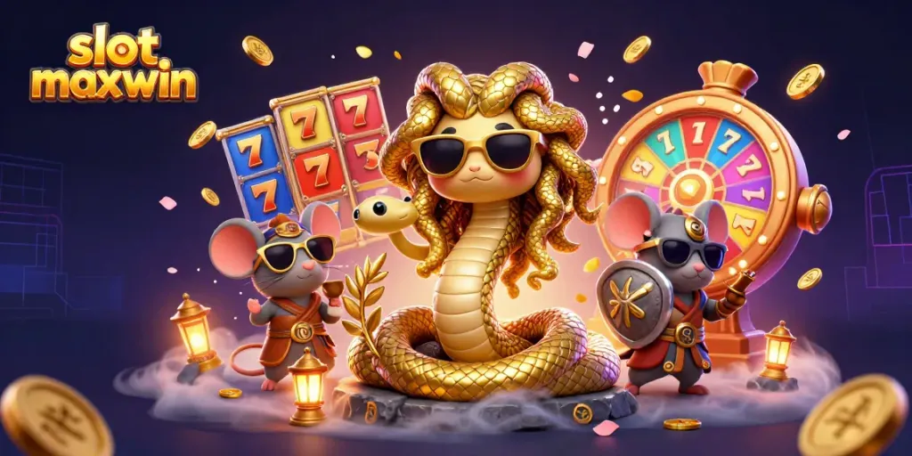 Spin for thrilling wins at slot maxwin with lively 3D characters and dynamic game elements.