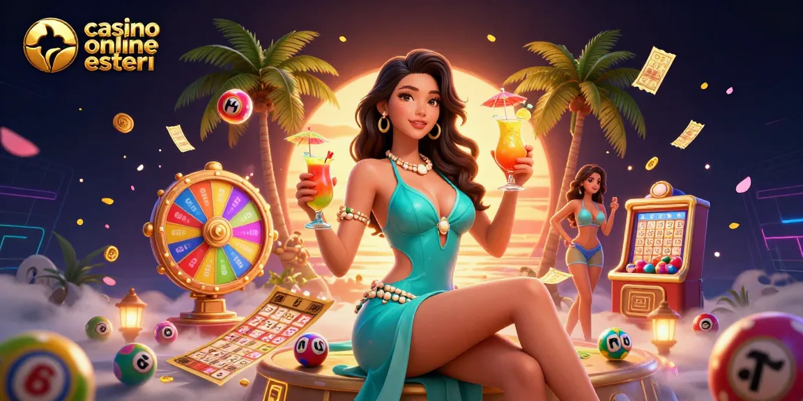 Interagisci con giochi entusiasmanti nei casino online esteri con elementi di lotteria vivaci.
