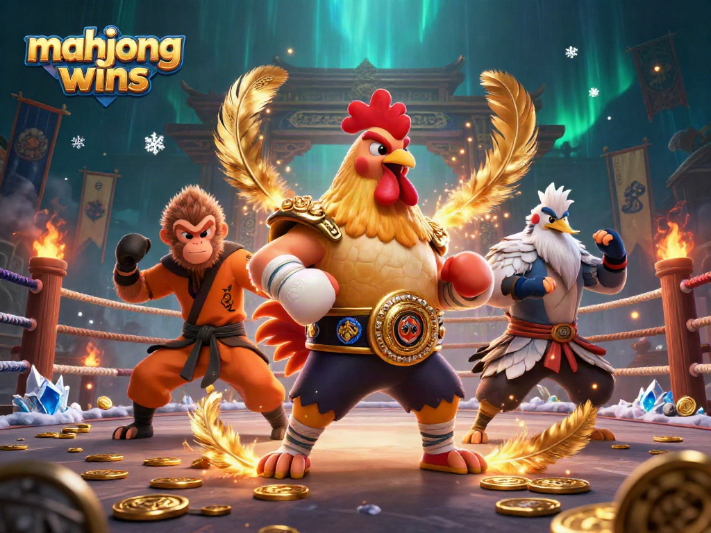 Experience mahjong wins with dynamic 3D characters in an exciting casino scene.