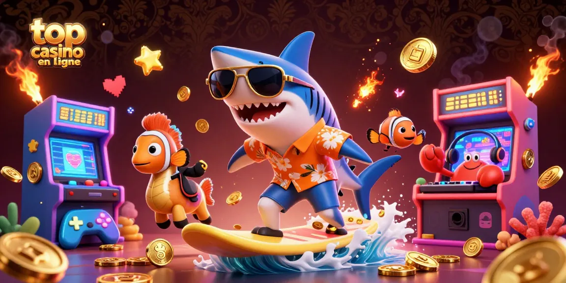 Jouez aux meilleurs jeux dans les top casinos en ligne et découvrez une scène captivante des personnages marins.