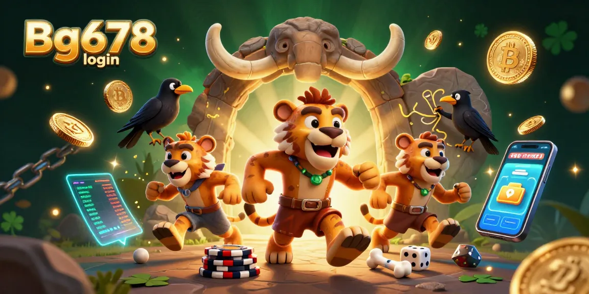 Engage in thrilling gaming adventures with Bg678 login at a vibrant prehistoric casino.