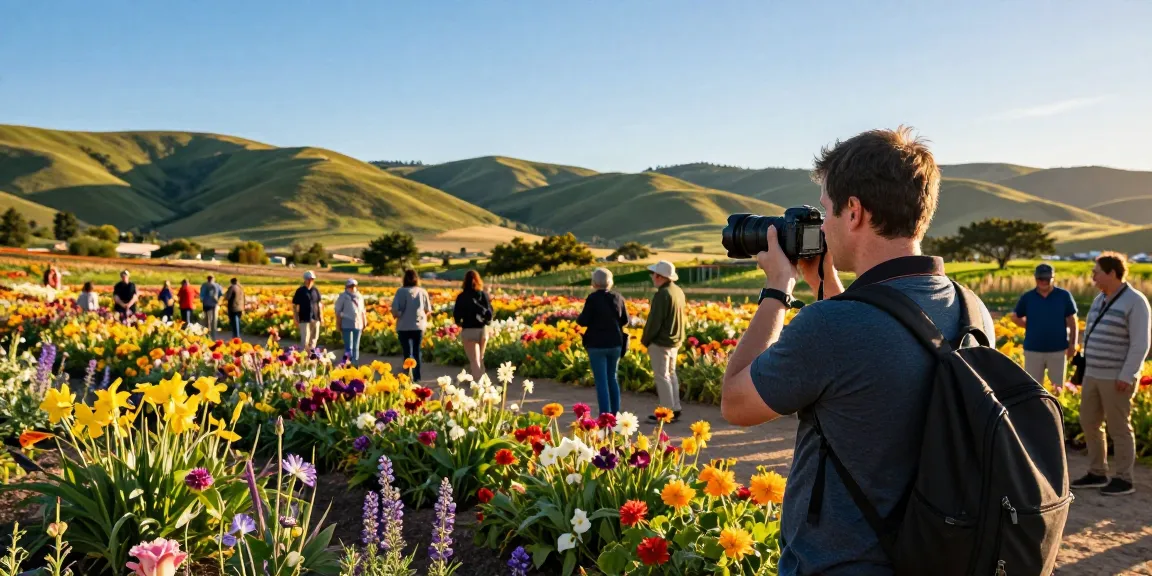 Experience the stunning Capay Valley Garden Tour at https://www.thecapayvalleygardentour.com, showcasing vibrant flowers in full bloom.