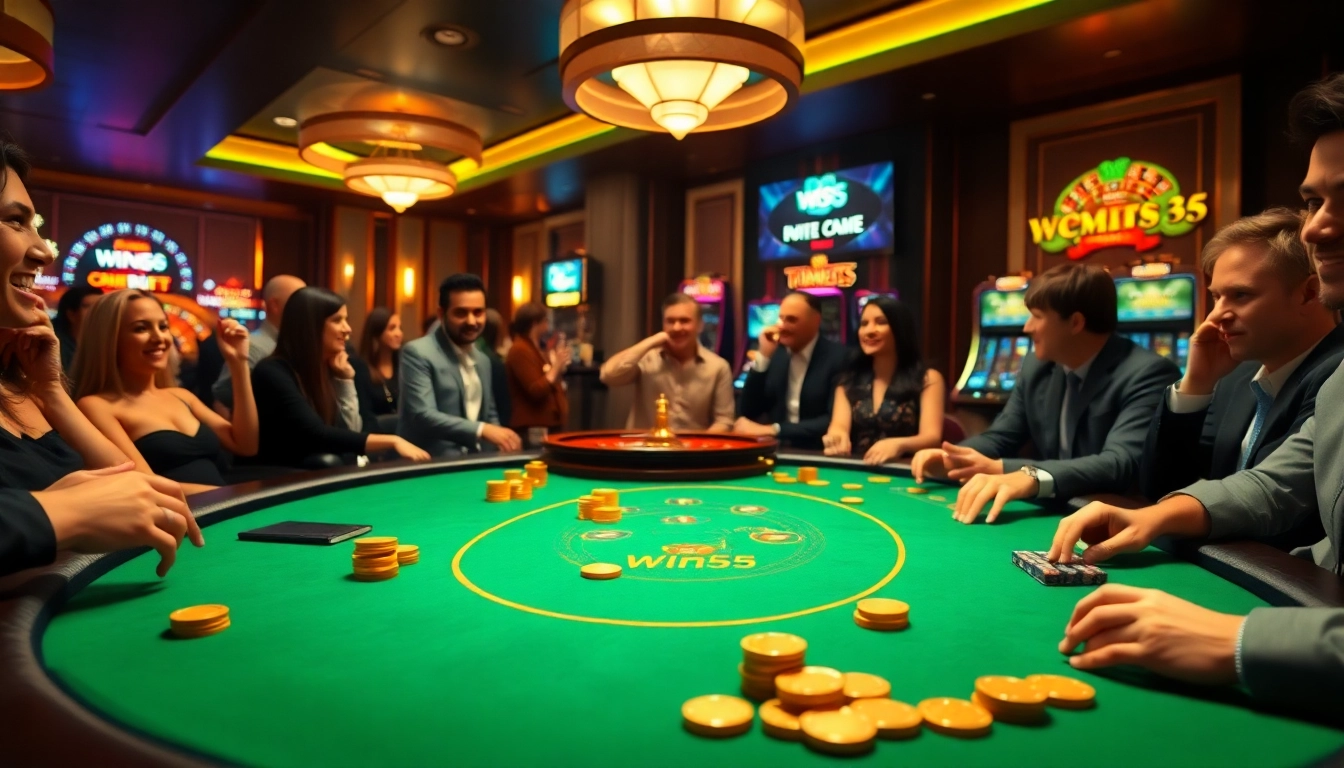 Experience thrilling gameplay at win55 with vibrant poker tables and exciting casino action.
