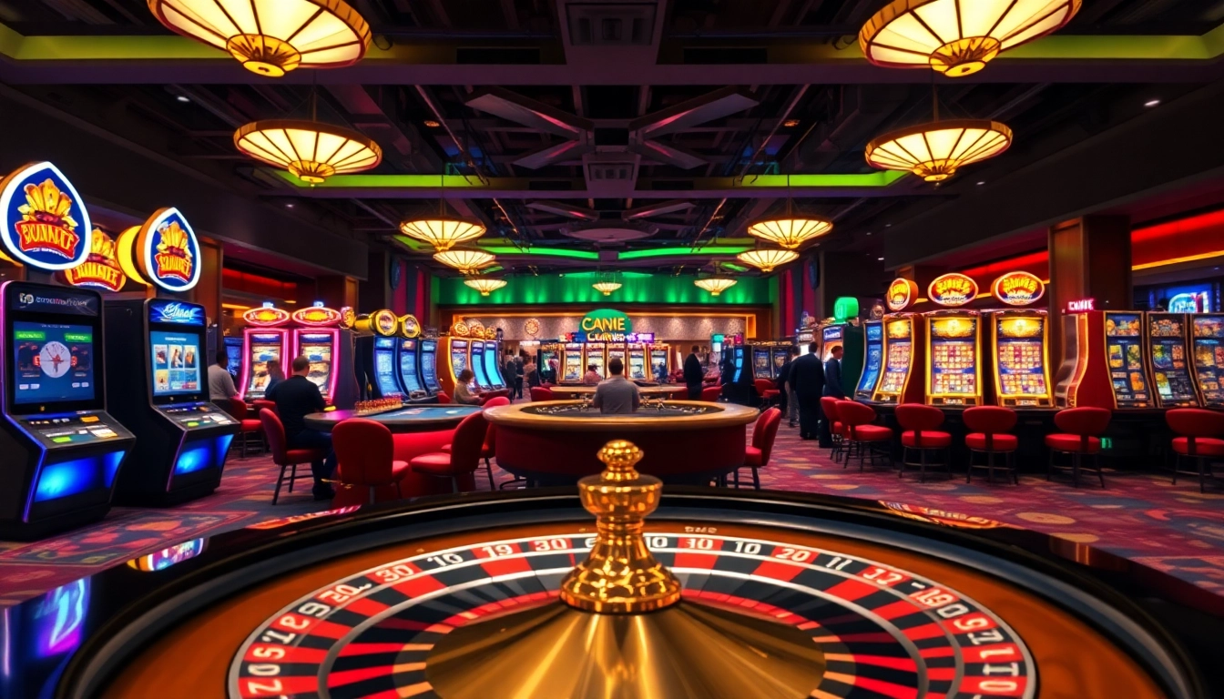 Rasakan keseruan judi di kasino bbni4d dengan meja roulette dan mesin slot yang berwarna-warni.