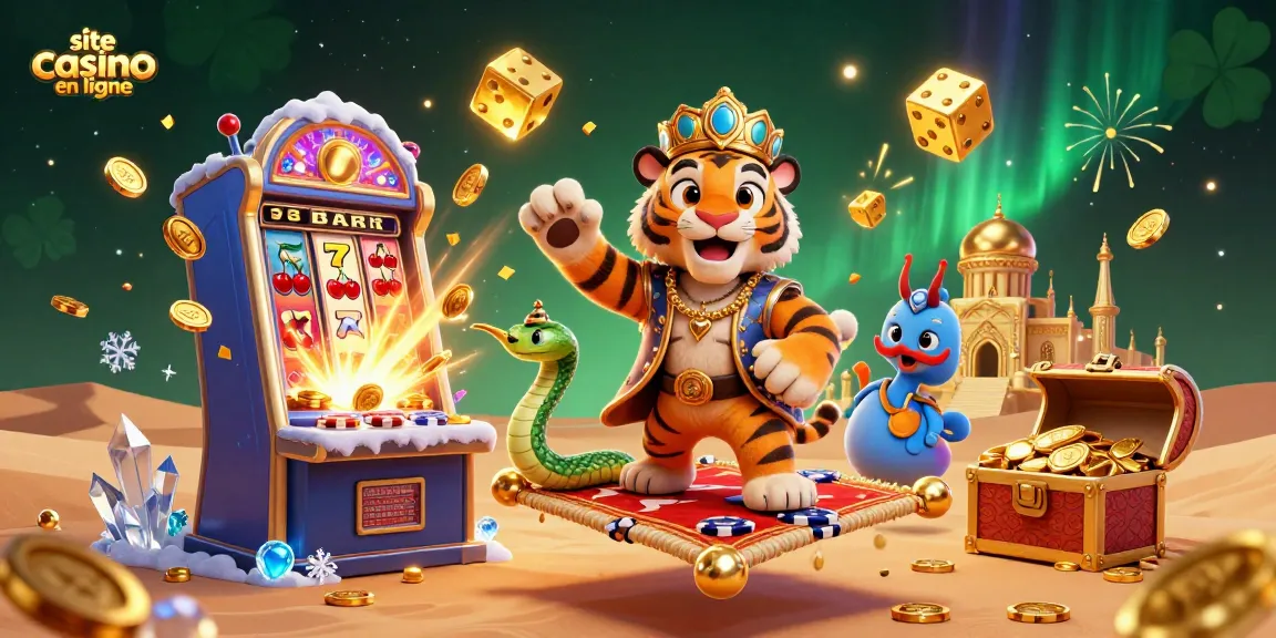 Gagnez sur le site casino en ligne avec un tigre sultan et des jackpots éclatants.