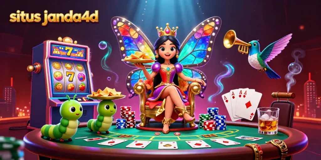Permainan situs janda4d dengan ilustrasi kasino 3D yang kaya warna dan detail untuk pengalaman taruhan terbaik.