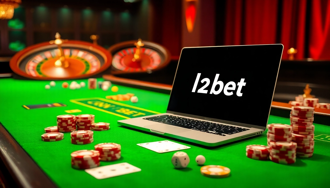 Engage with online gaming at link 12bet featuring vibrant casino elements and a digital interface.